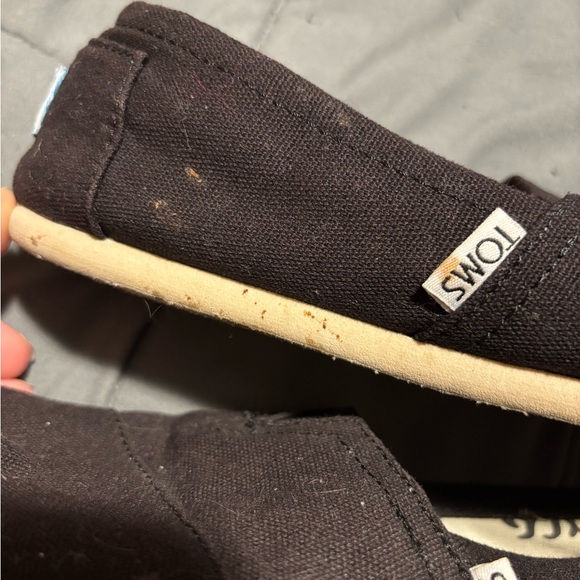 TOMS Women’s Classic Black Shoes Size 7 - Picture 9 of 10